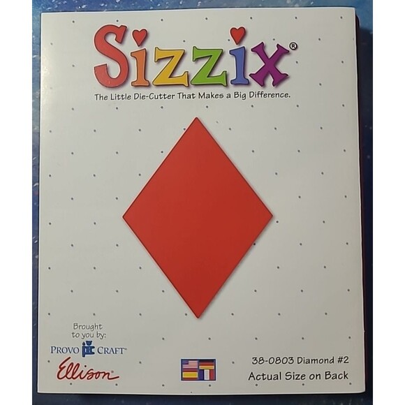 SIZZIX   ~ DIAMOND #2  38-0803 - Picture 1 of 3